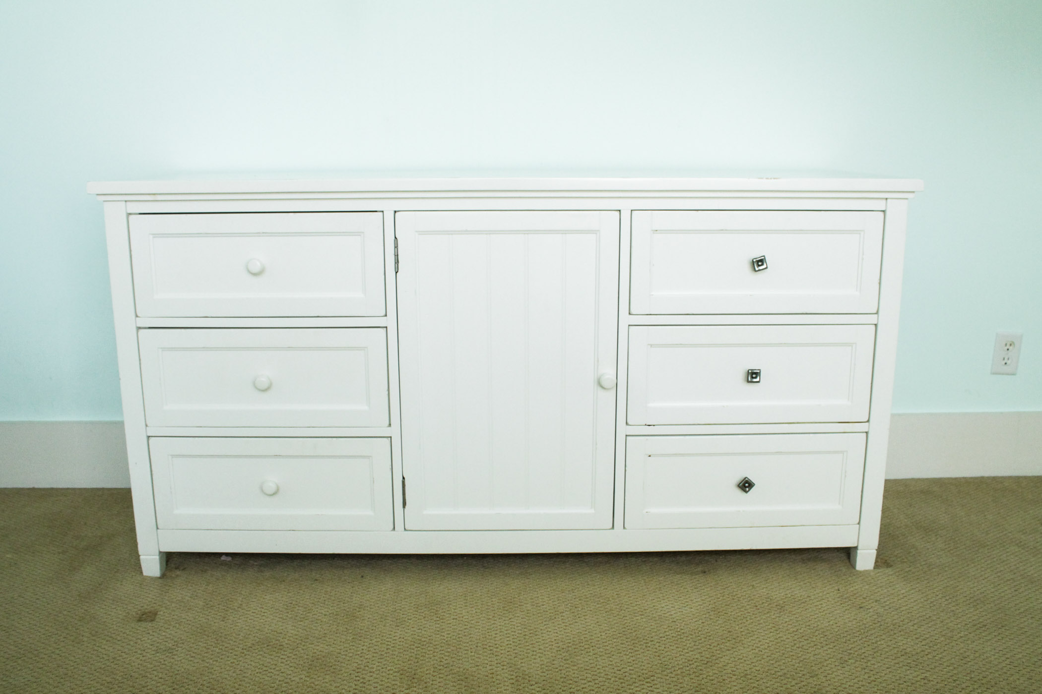 Pottery Barn Teen White Dresser Ebth