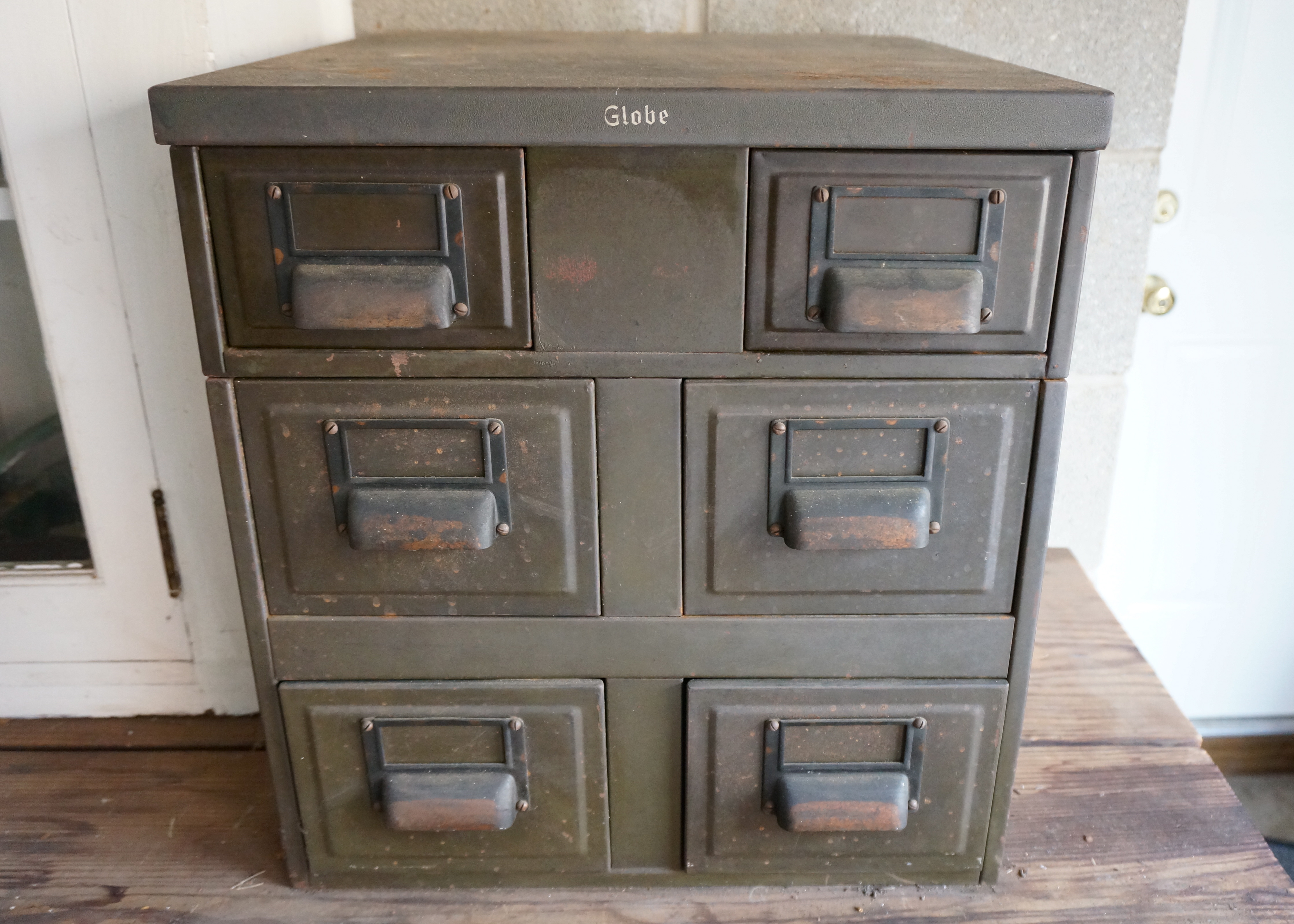 Vintage Globe Wernicke Card Catalog EBTH