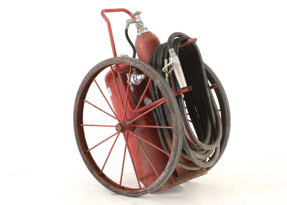 Vintage Ansul Wagon Wheel Fire Extinguisher EBTH
