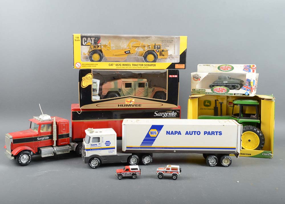 vintage toy trucks