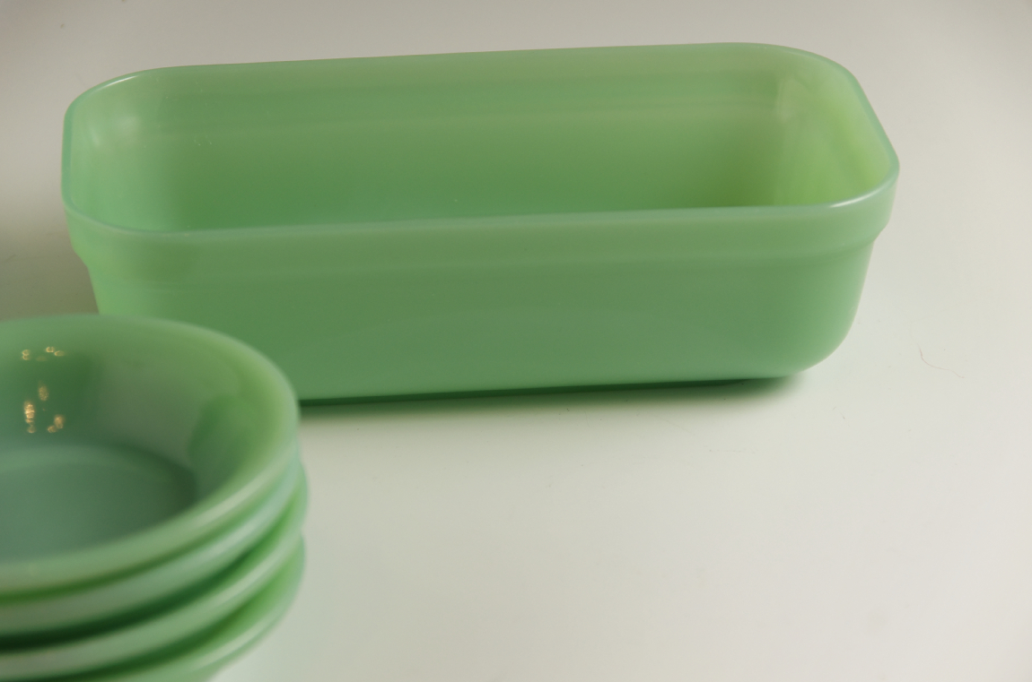Vintage Fire King Jadeite Oven Ware Pieces EBTH