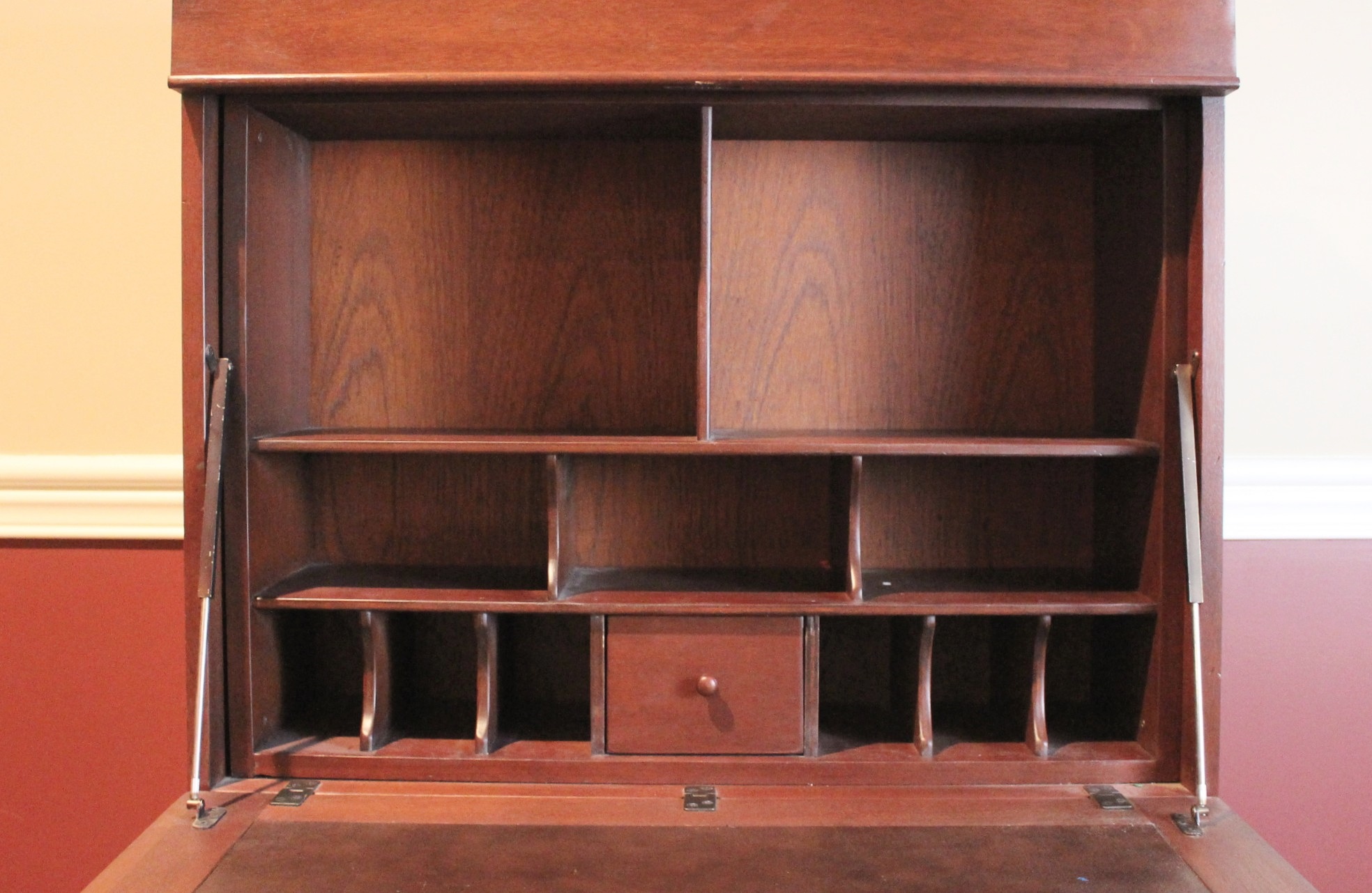 Lexington Slant Front Cherry Plantation Style Desk Ebth