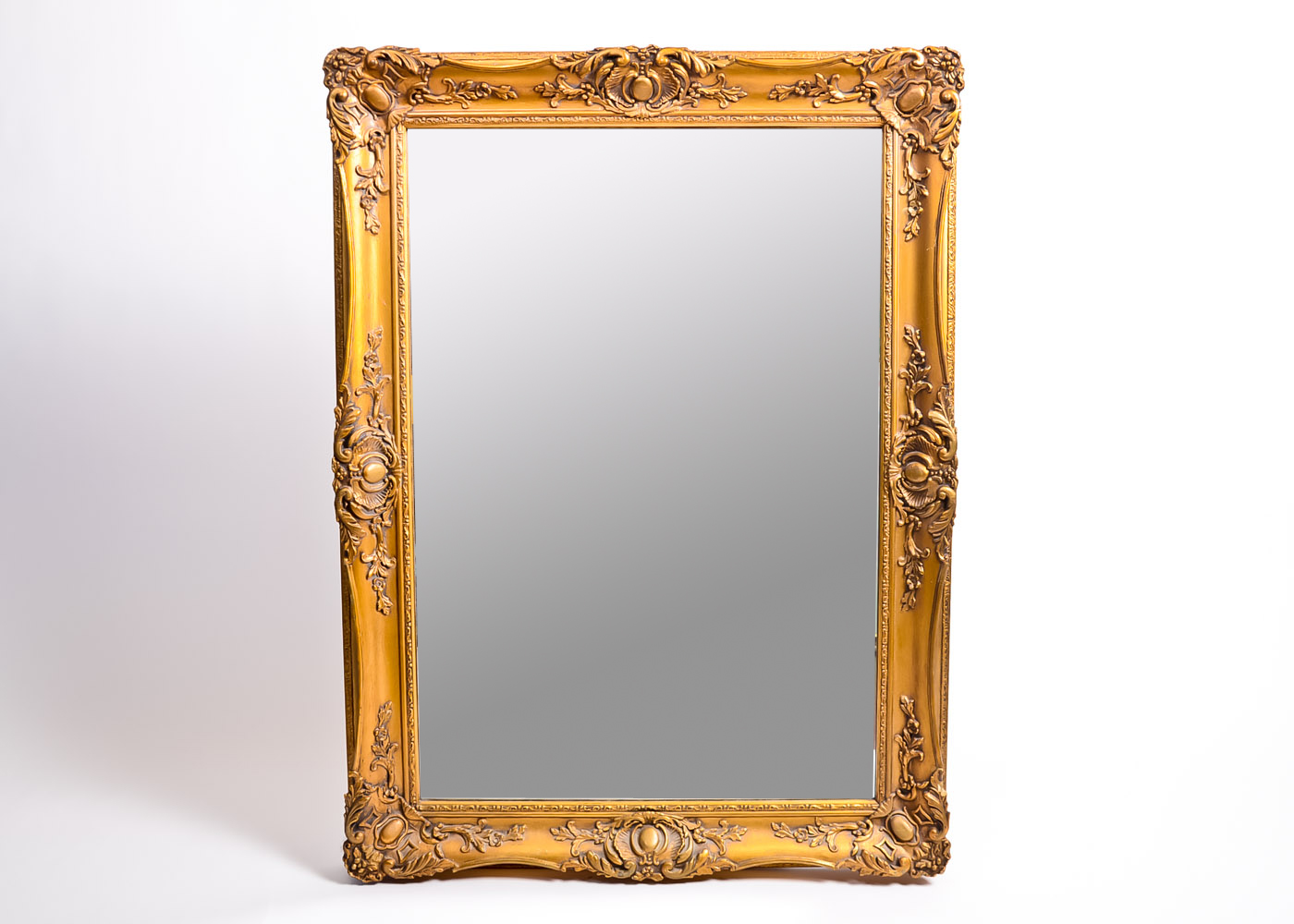 Ornate Gold Tone Mirror EBTH