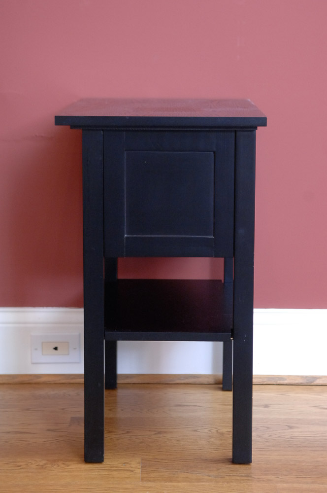 Black Bedside Table EBTH