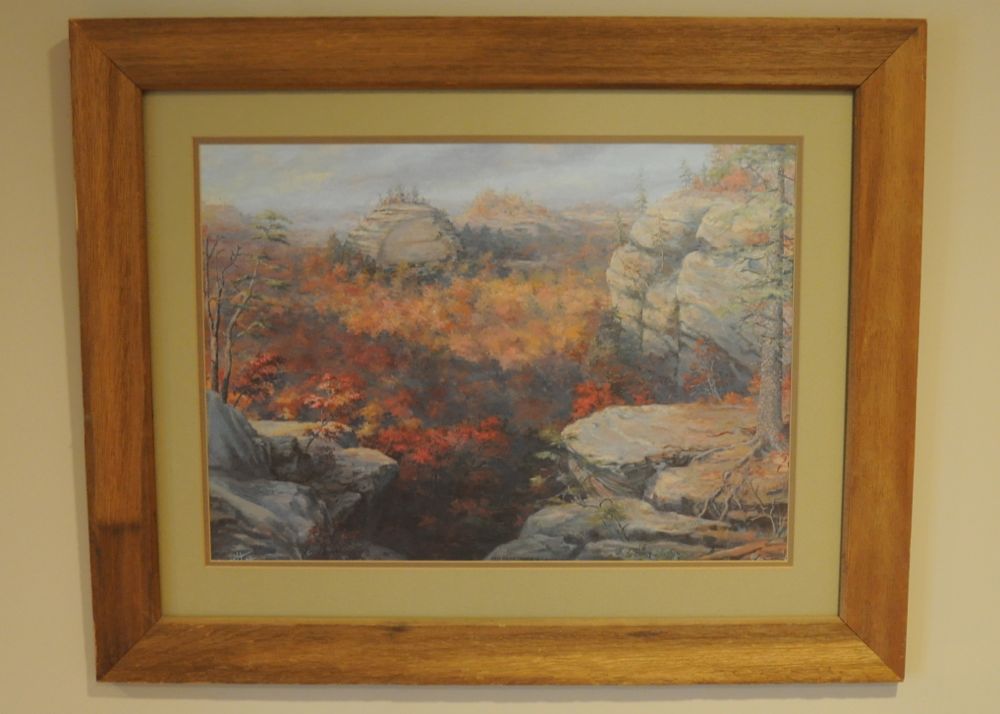 Signed Print "Red River by Al EBTH
