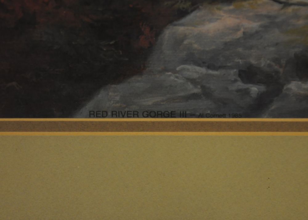 Signed Print "Red River by Al EBTH