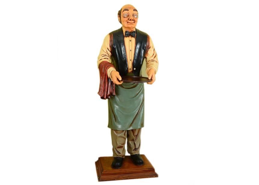 LifeSize Butler Statue EBTH