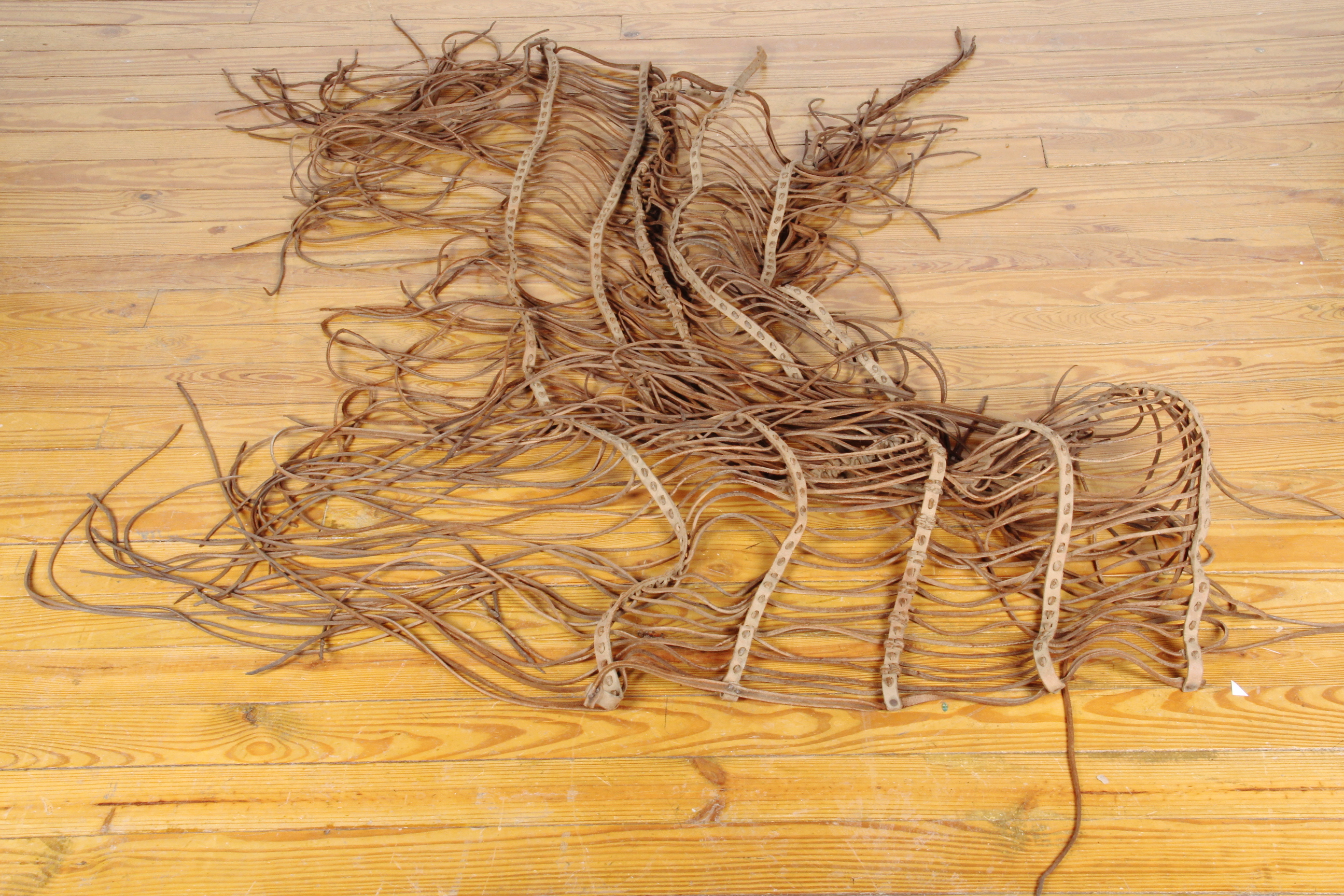 Vintage Leather Horse Fly Blanket EBTH