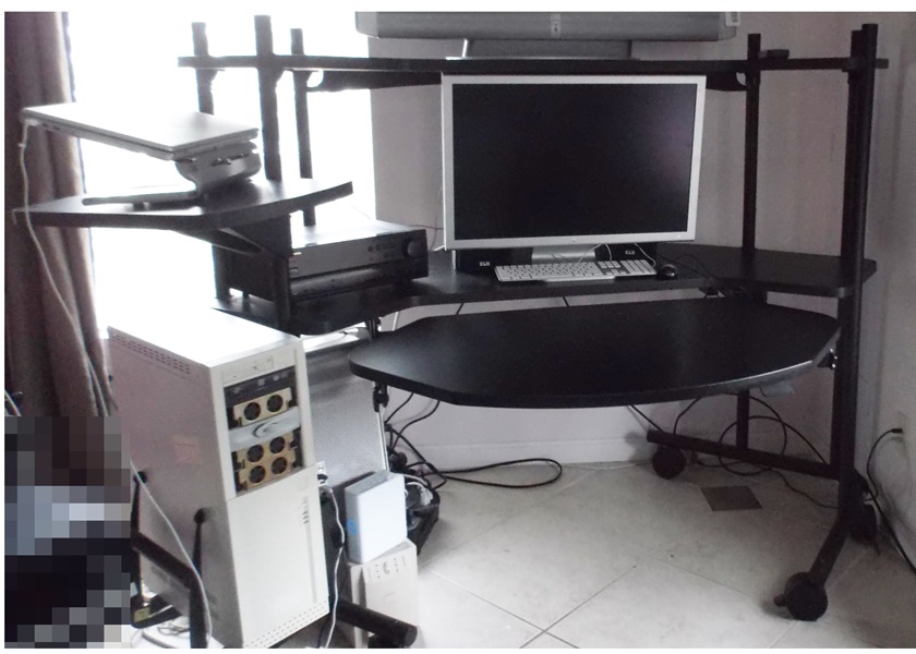 Anthro Computer Cart Desk Ebth