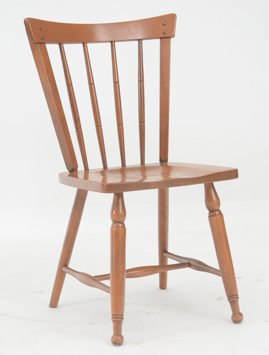 Ethan Allen Maple Corner Desk with Chair EBTH