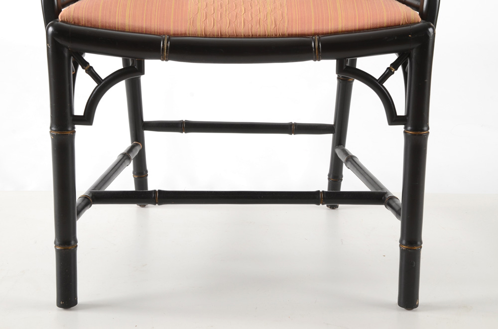 Faux Bamboo Accent Chair EBTH