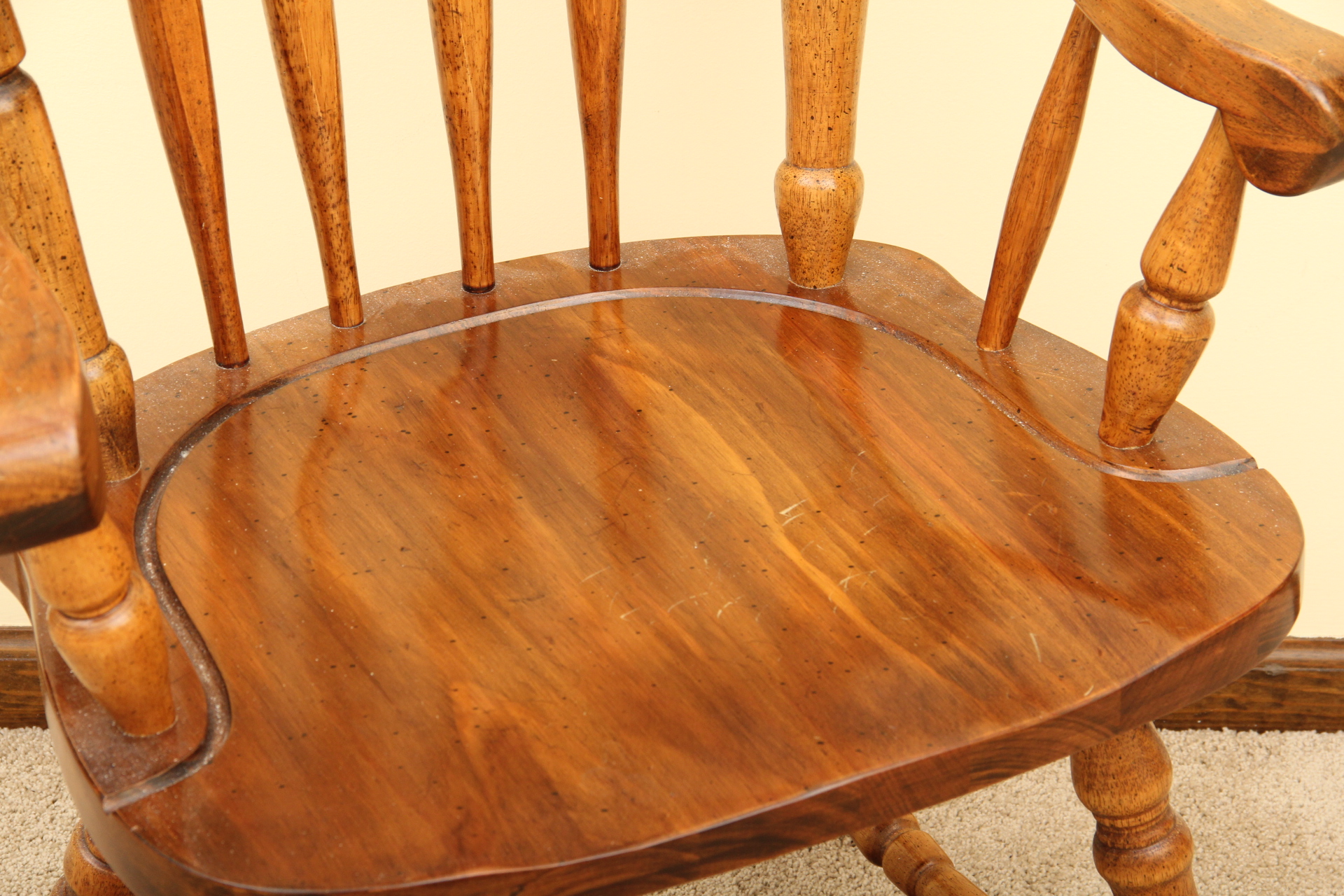 Wooden Arm Chair EBTH