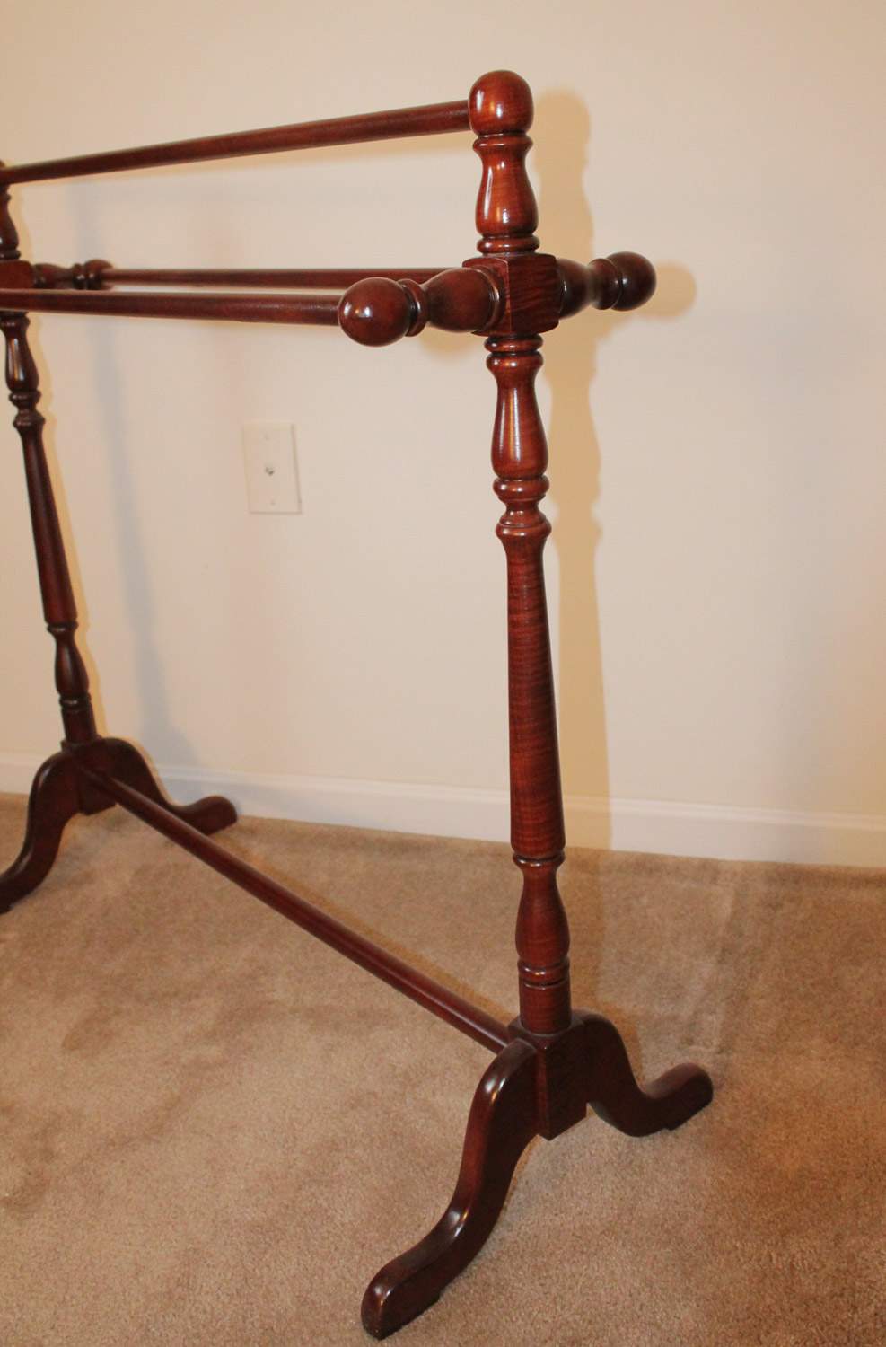 Vintage Cherry Quilt Rack EBTH