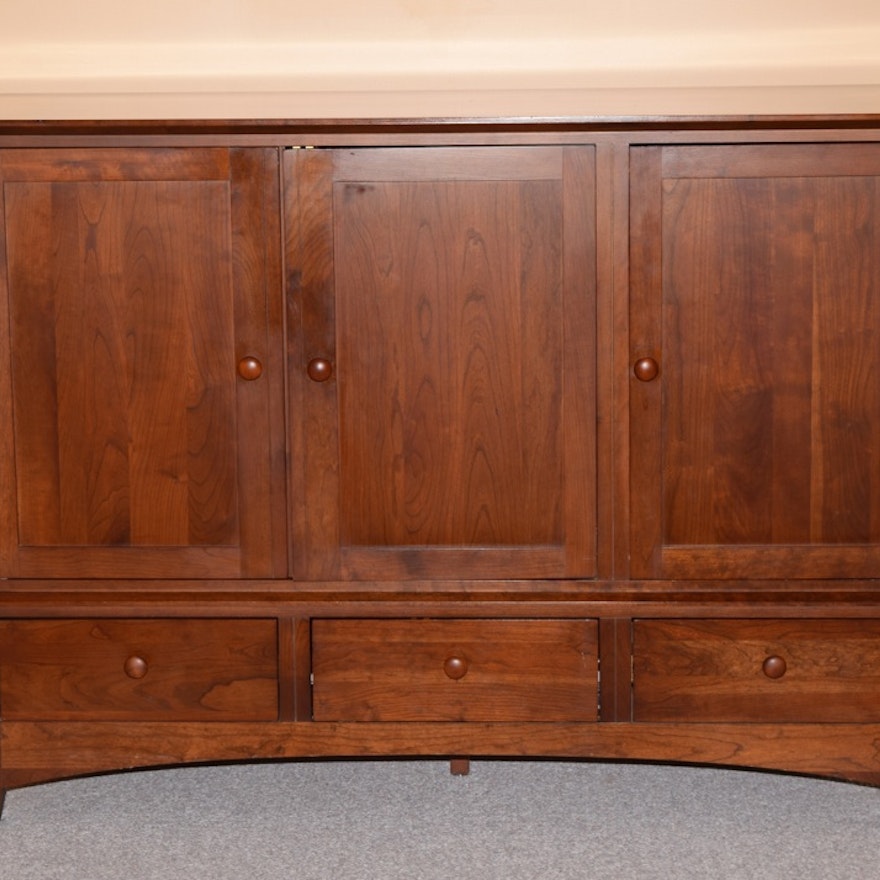 Ethan Allen Media Storage Cabinet Ebth