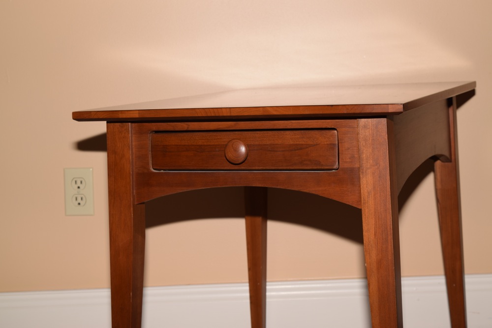 Ethan Allen Cherry End Tables EBTH