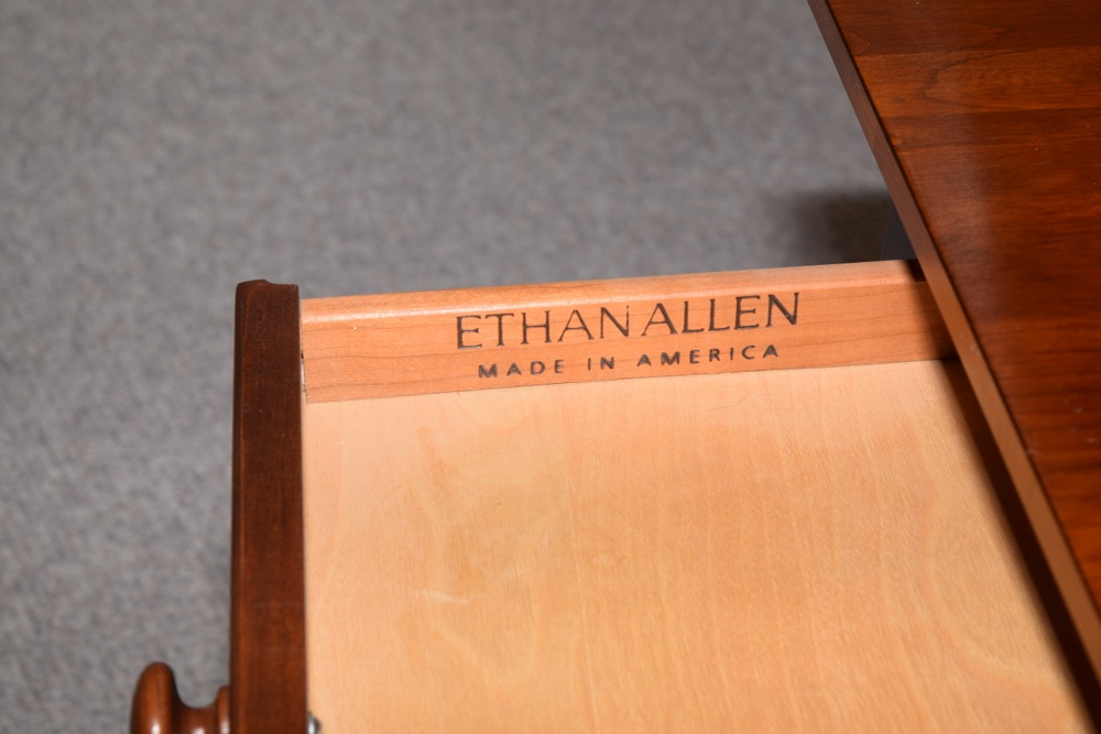 Ethan Allen Cherry End Tables EBTH