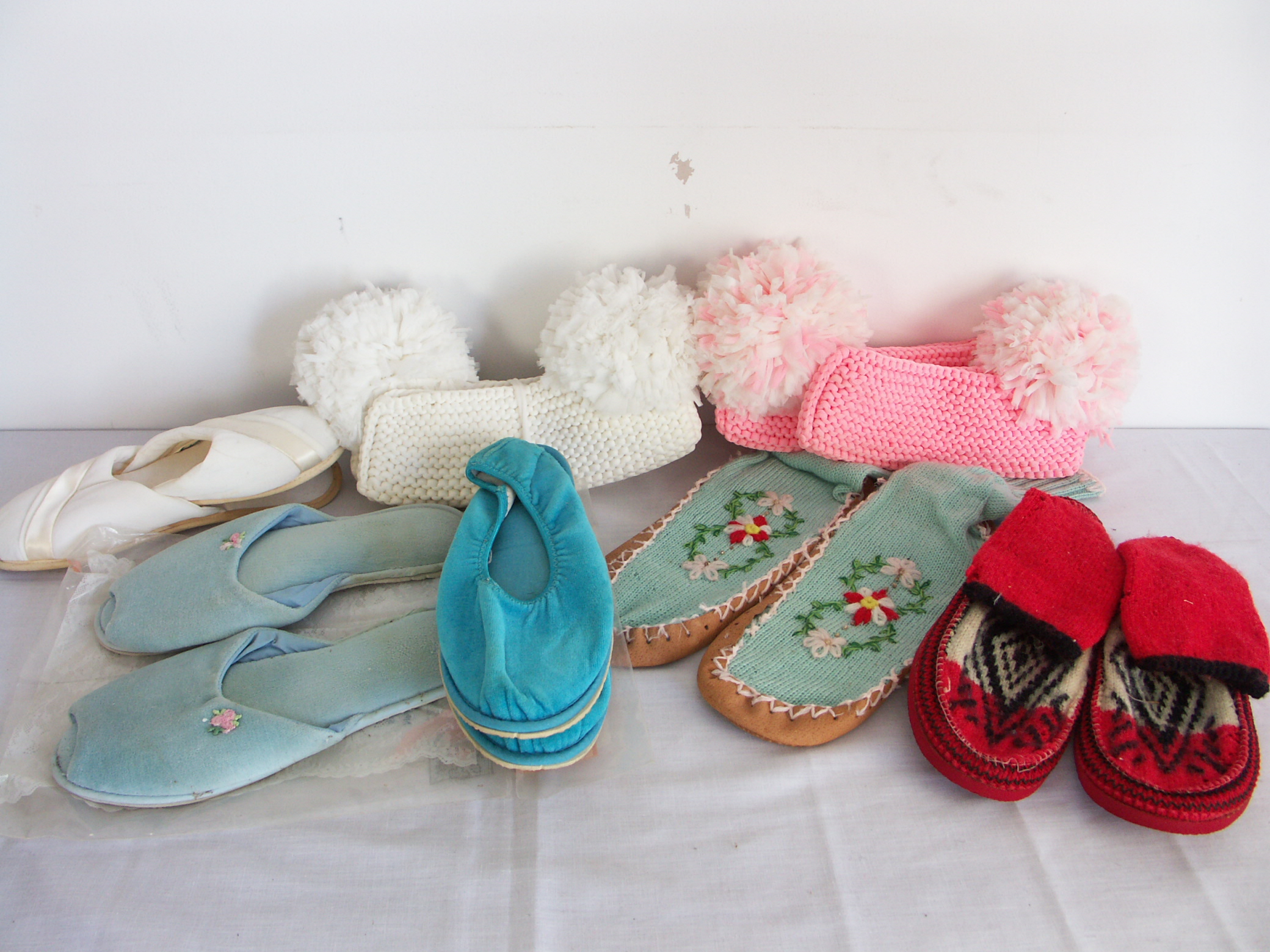 vintage dearfoam slippers