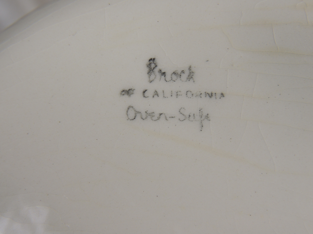 Brock California Pottery Forever Yours Serving Dishes EBTH