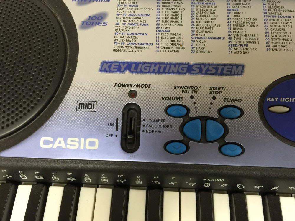 Casio LK 42 Keyboard EBTH casio-lk-42-keyboard-ebth