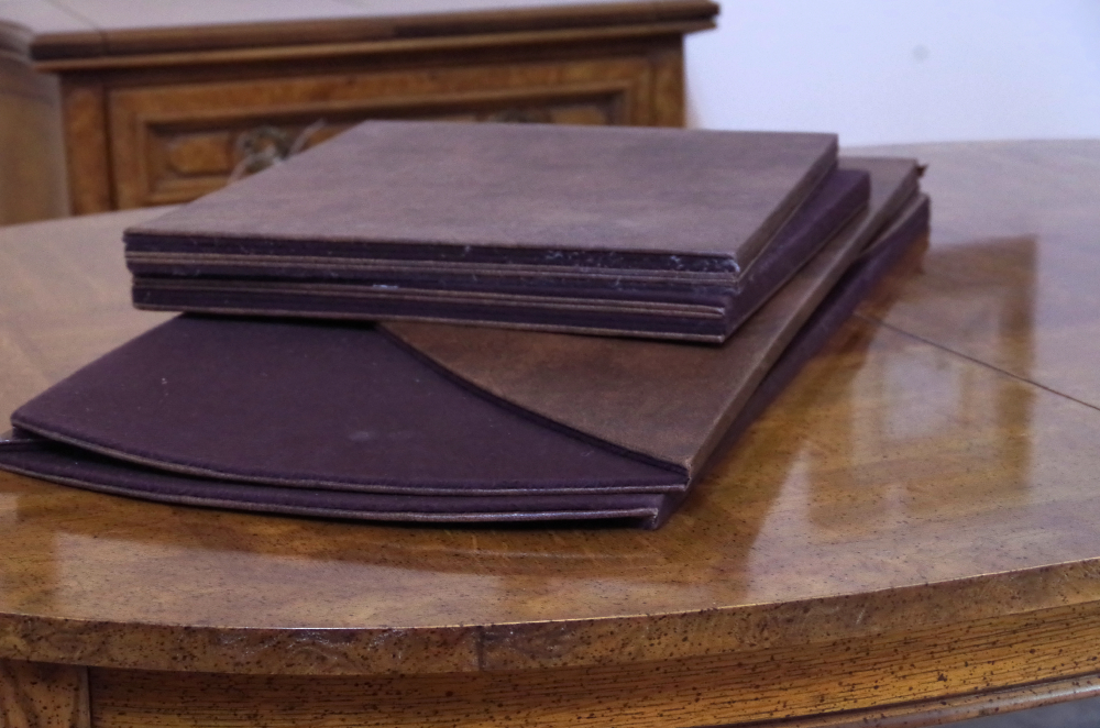 Unique Furniture Makers Pecan Dining Room Table and Chairs EBTH