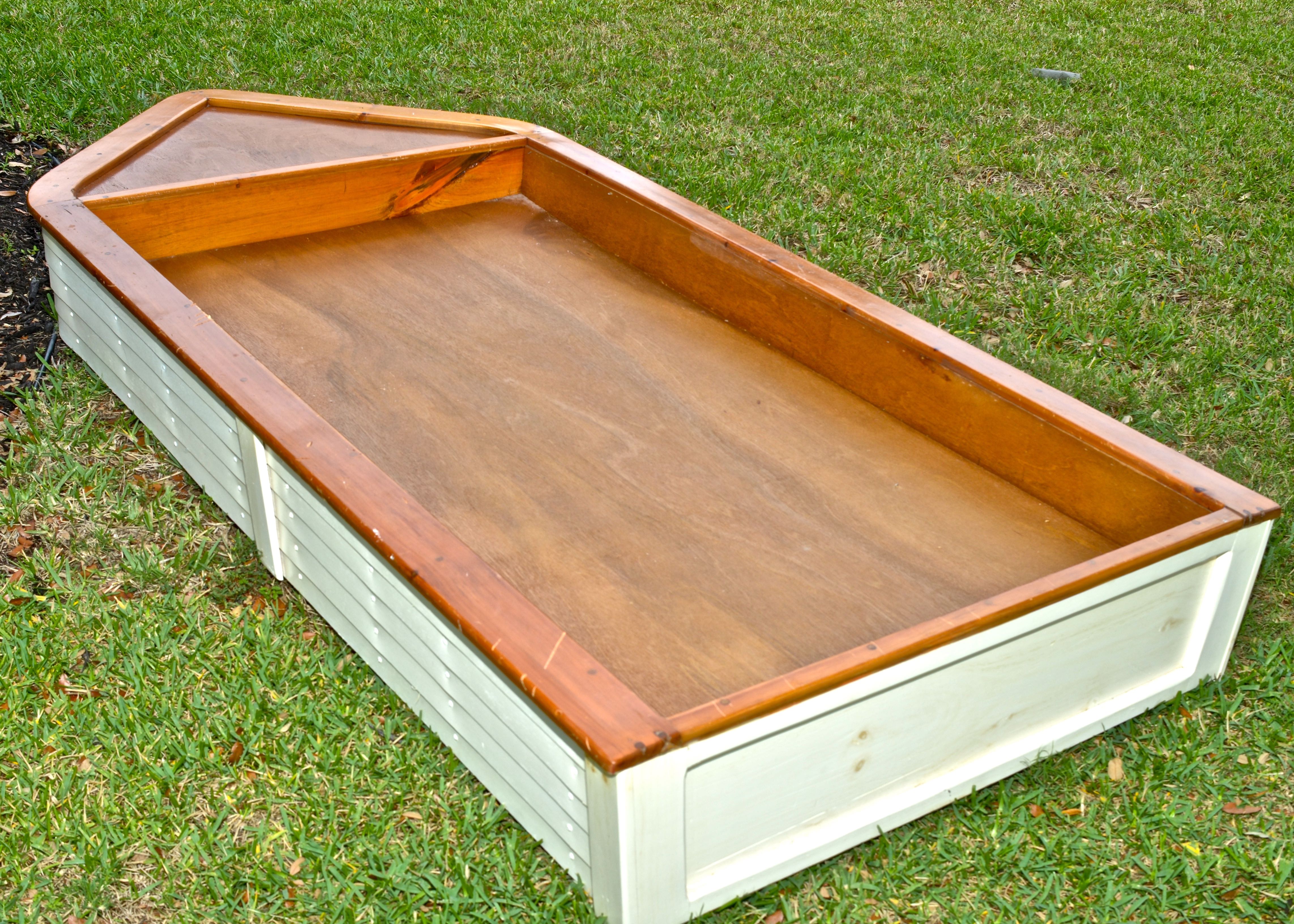 Wooden BoatShaped Bed Frame EBTH