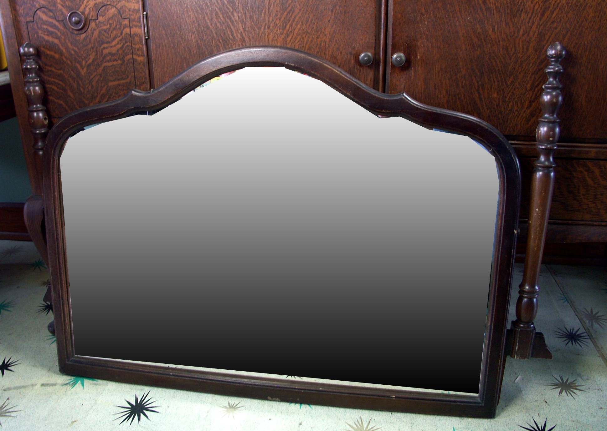 Dresser Mirror with Swivel Bracket EBTH