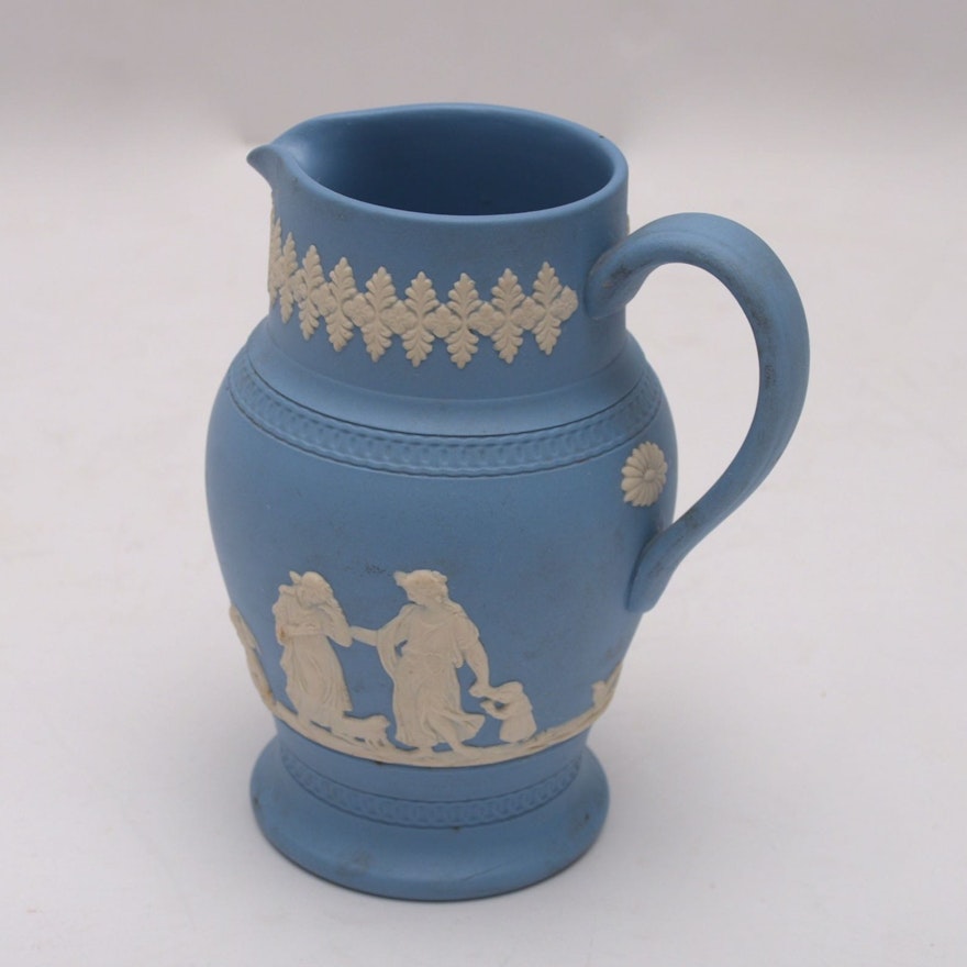 Dudson Hanley Jasperware Jug : EBTH Dudson Hanley Jasperware Jug : EBTH