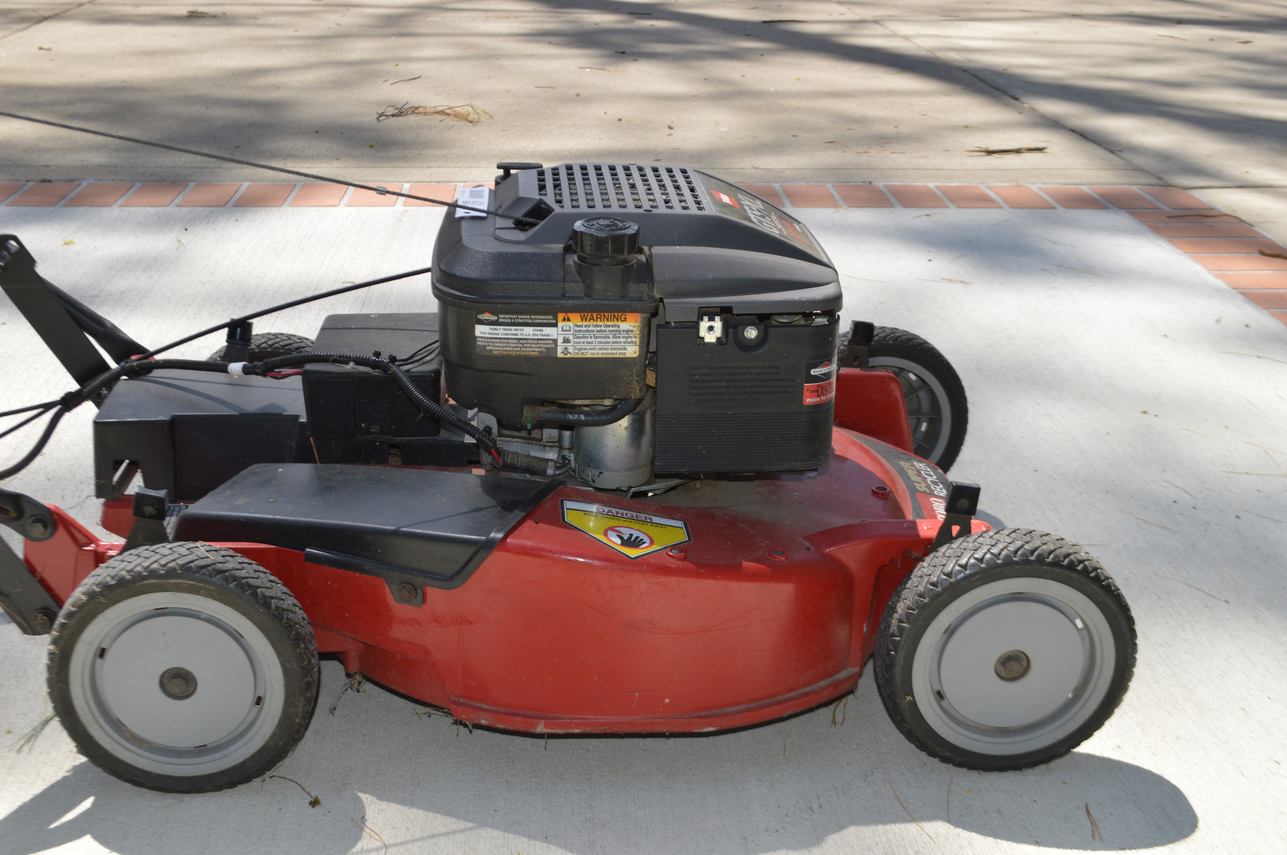 Toro 6 HP SR21 Super Recycler GTSXL Lawnmower EBTH