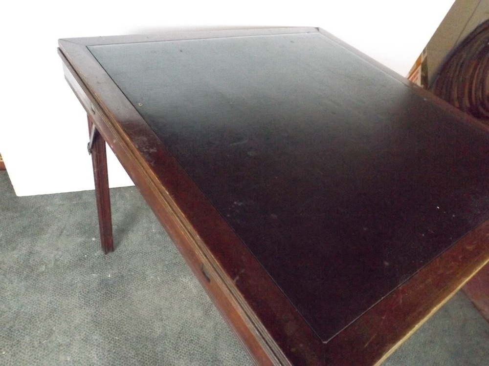 Vintage Wood Folding Card Table EBTH