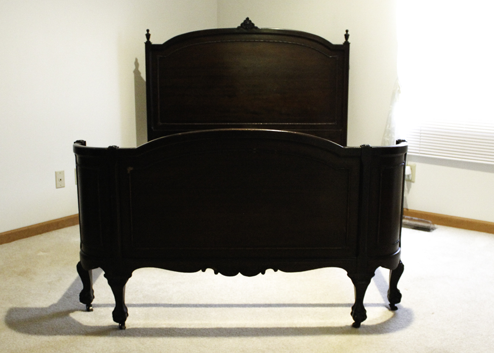 Antique Bed with WrapAround Footboard EBTH