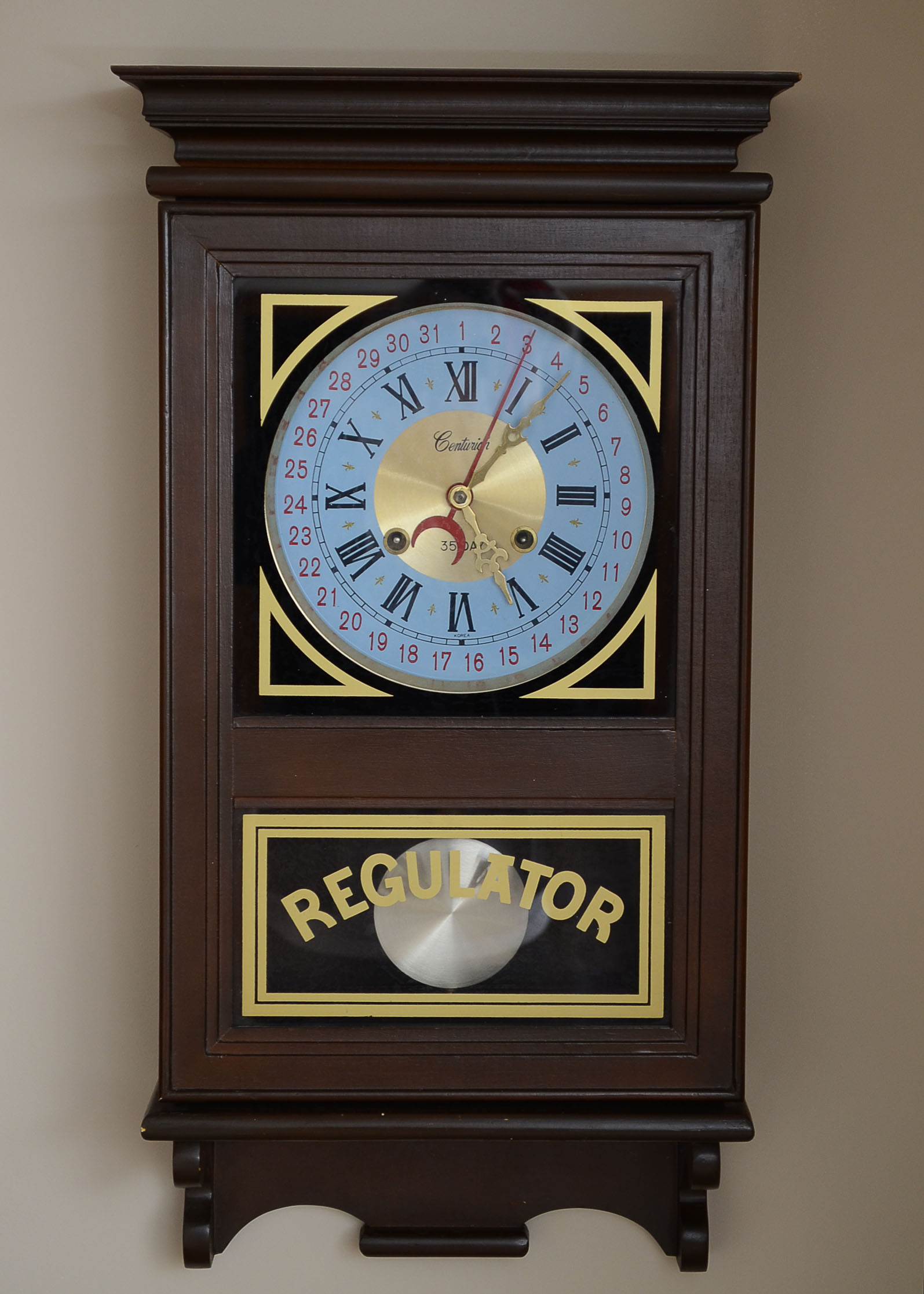 Centurion 35 Day "Regulator" Wall Clock EBTH
