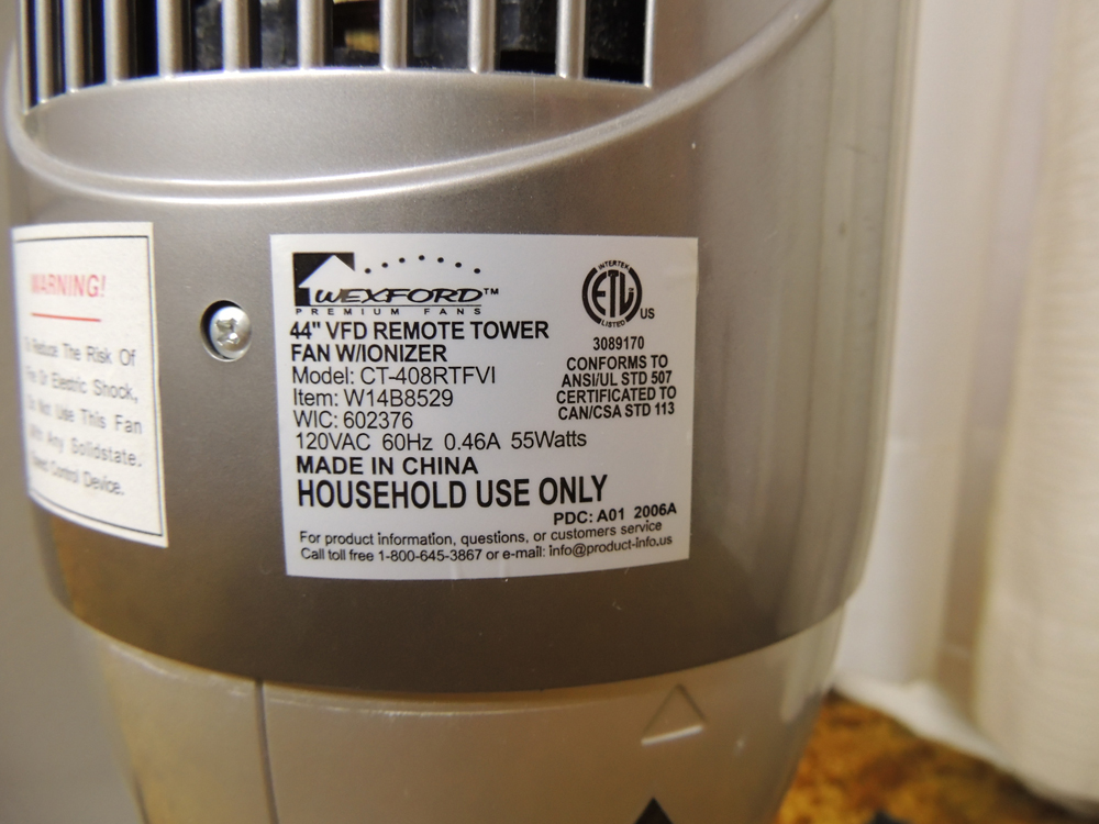Kenmore Air Purifier and Wexford Tower Fan EBTH