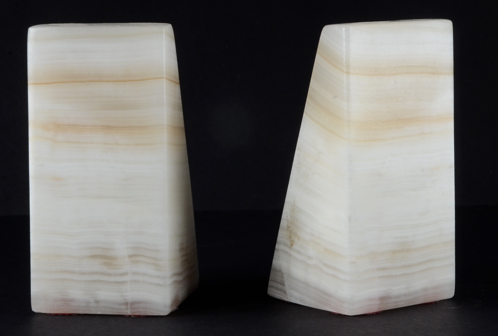 Vintage Mexican Onyx Bookends EBTH