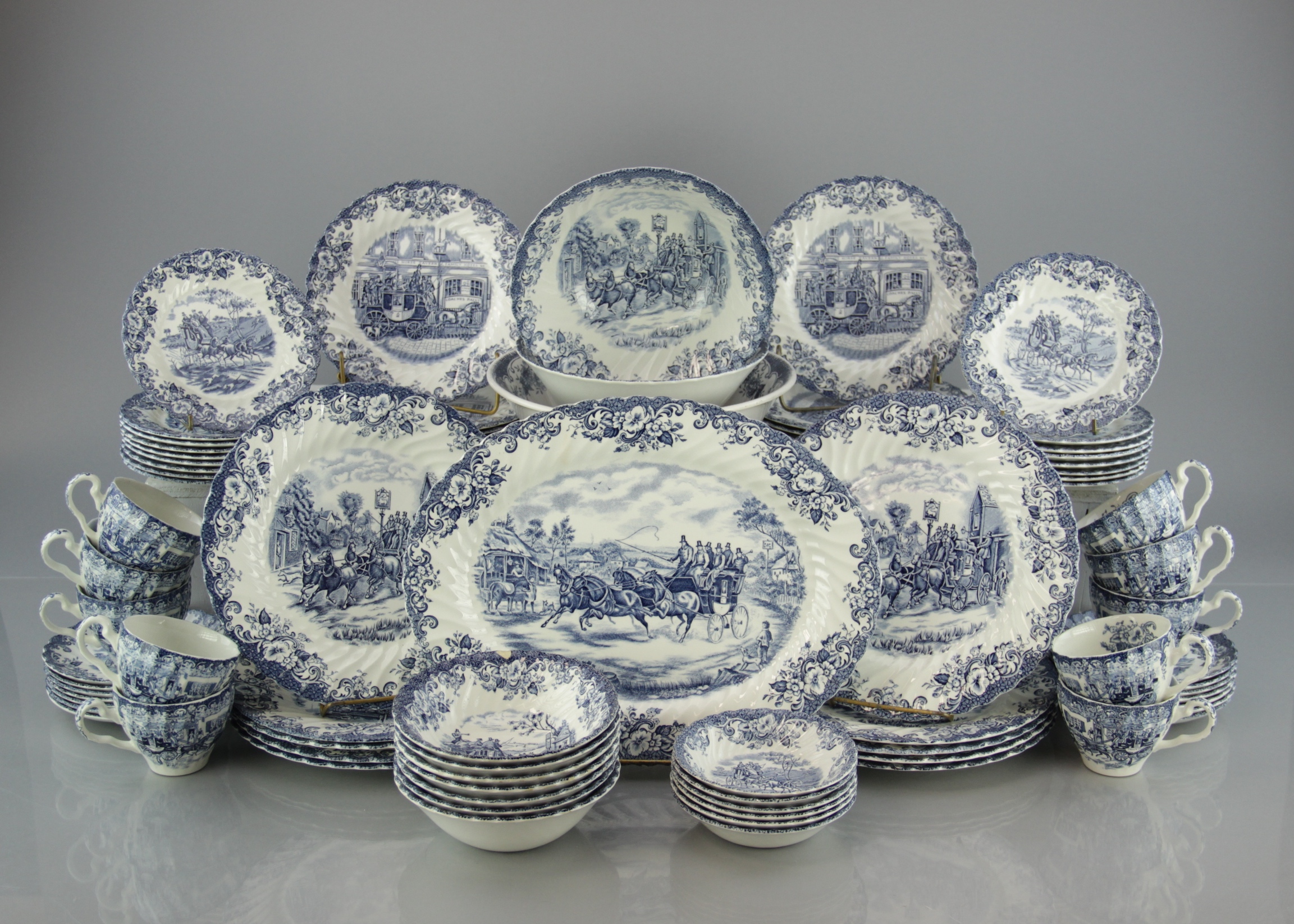 Johnson Bros "Coaching Scenes" Ironstone China EBTH