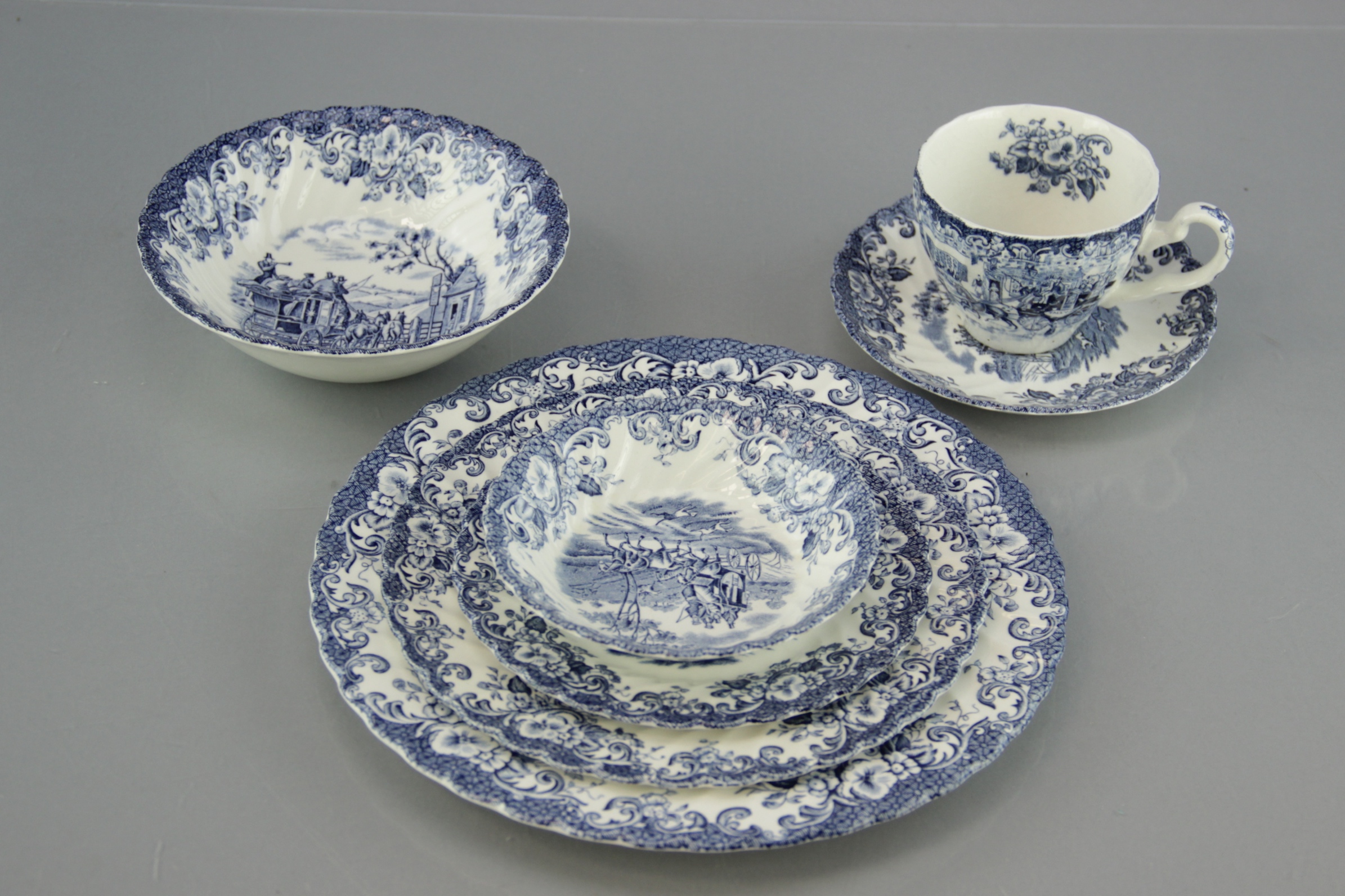 Johnson Bros "Coaching Scenes" Ironstone China EBTH