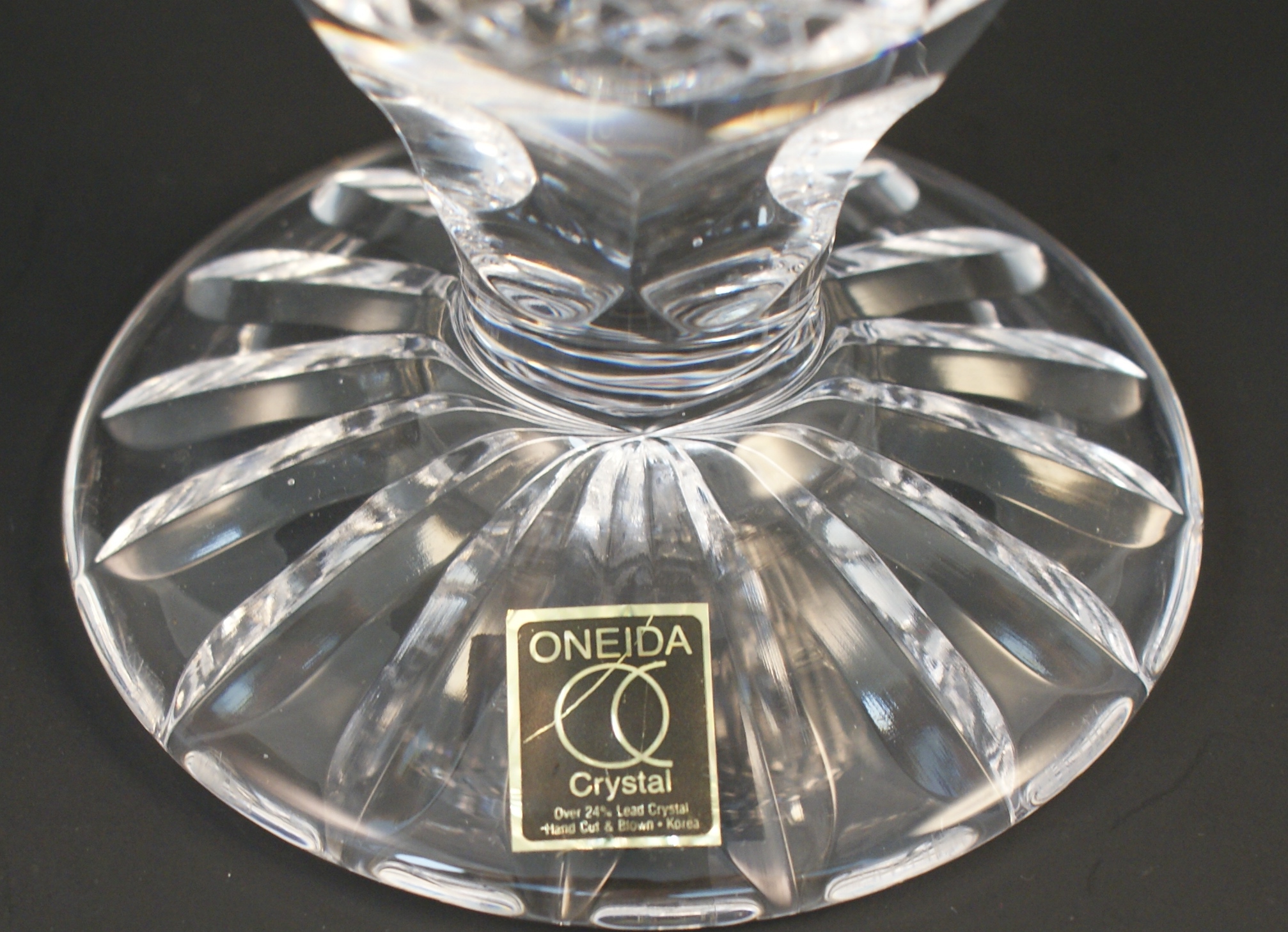 Oneida Crystal Vase EBTH