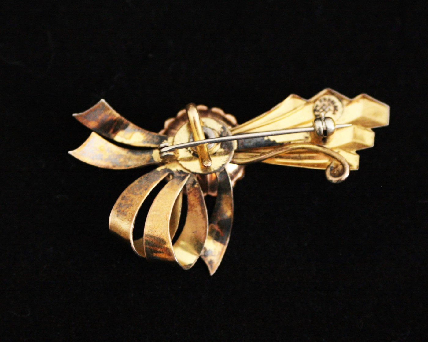Pair Of Vintage Gold Filled Watch Pins EBTH pair-of-vintage-gold-filled-watch-pins-ebth