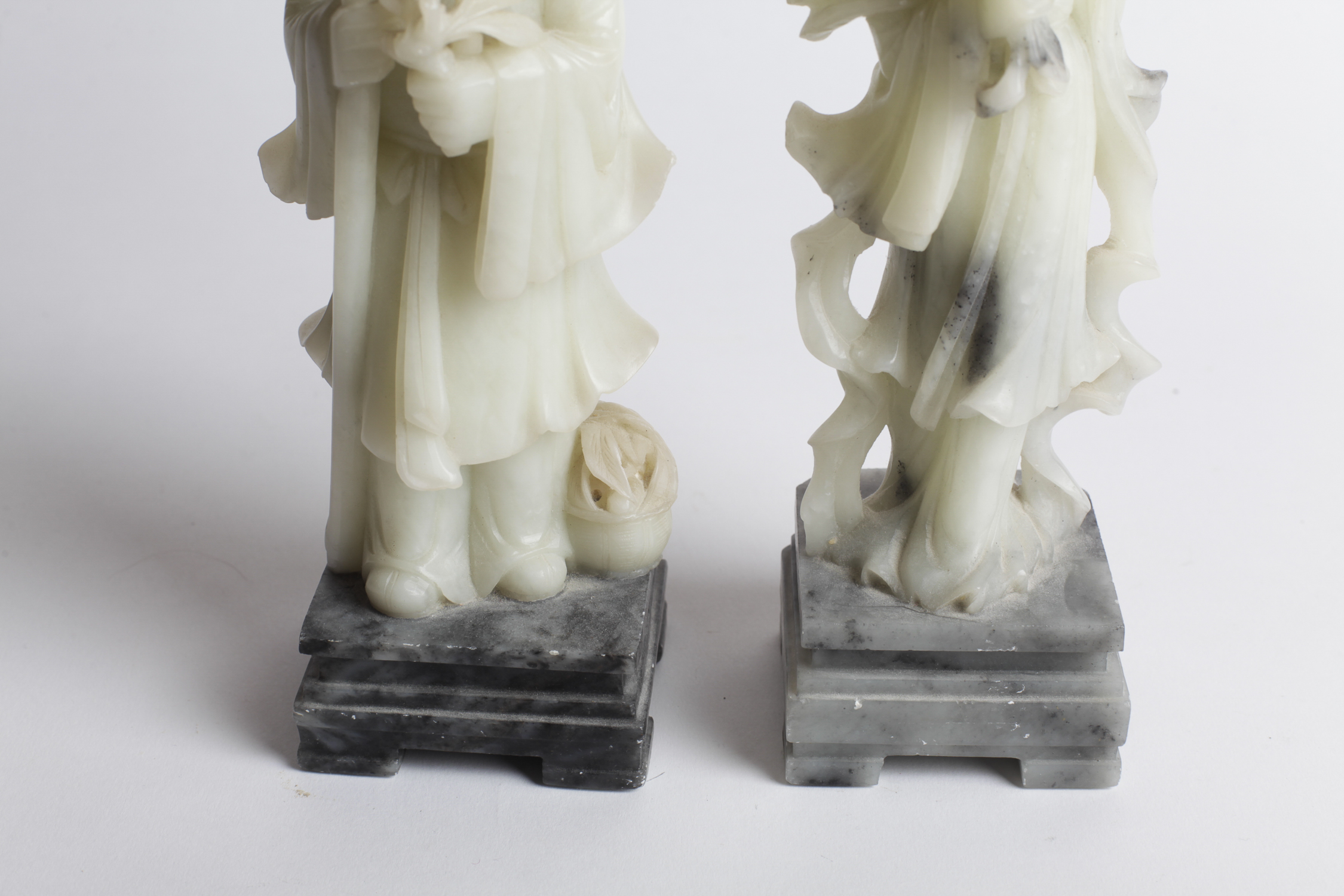Pair of Soapstone Carvings EBTH