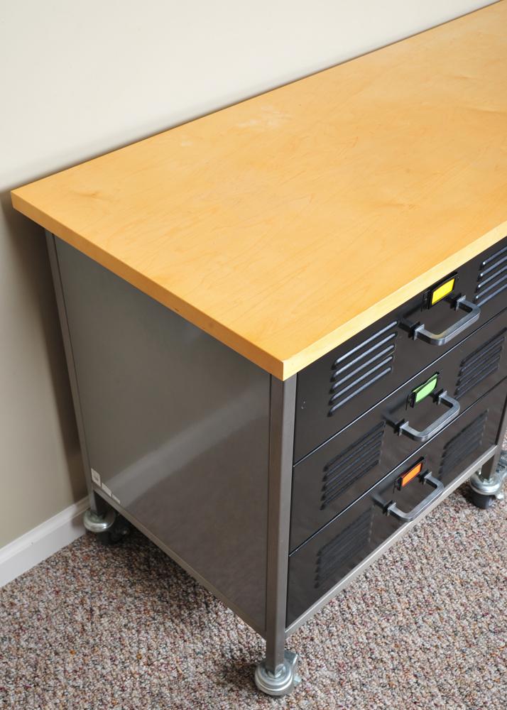 Pottery Barn Locker Style Desk EBTH