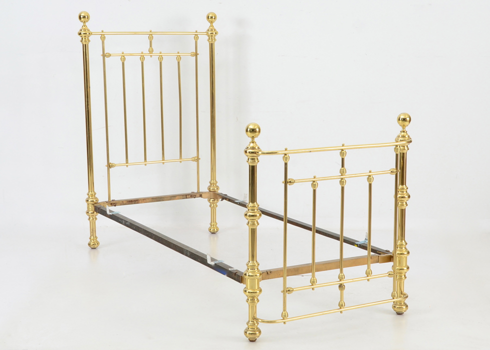 Brass Twin Bed Frame EBTH