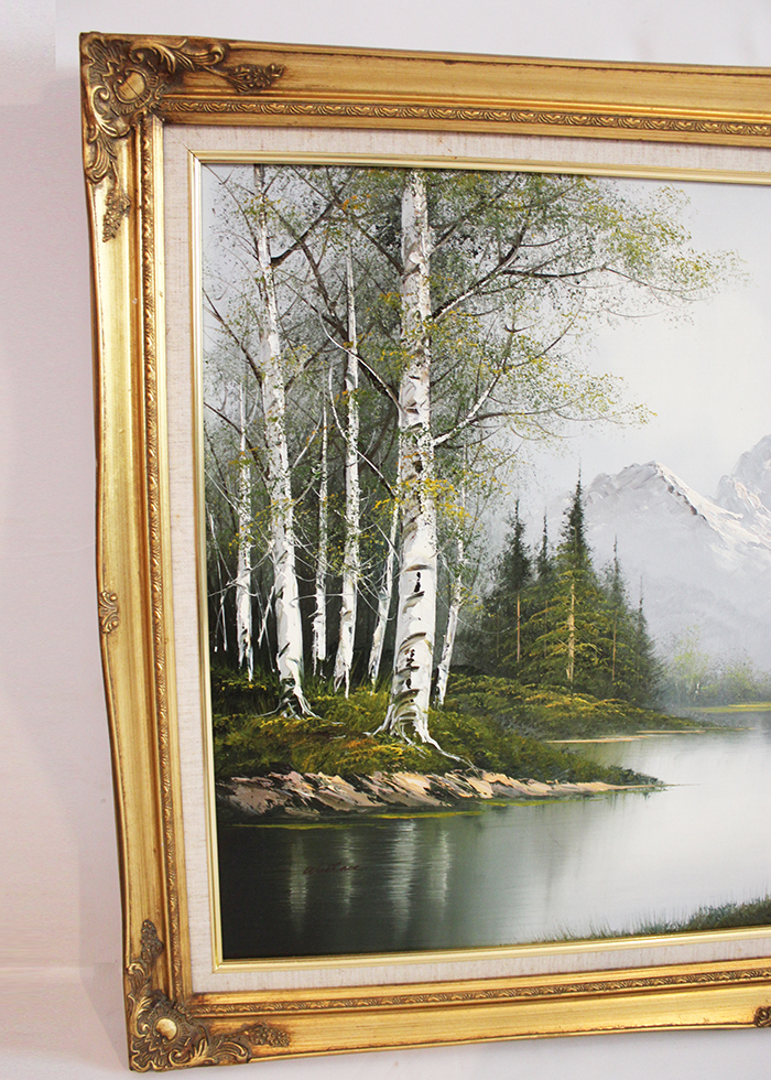 Signed Oil Painting by Wallace EBTH