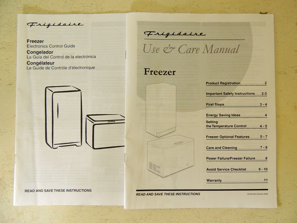 Frigidaire Gallery Upright Freezer EBTH