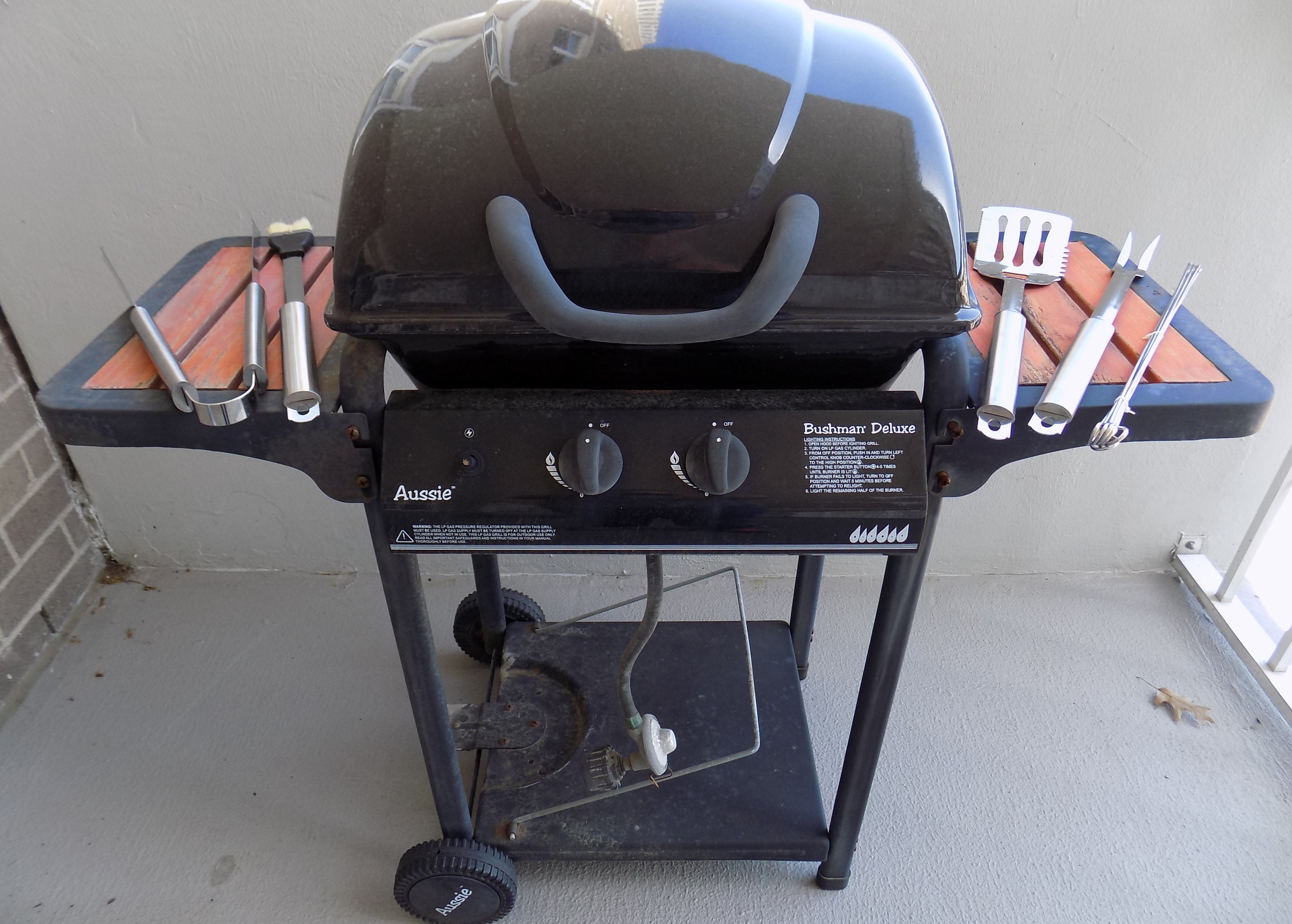 Aussie Bushman Gas Barbeque Grill and Tools EBTH