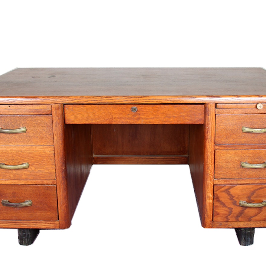 Desk By Jasper Office Furniture Company Ebth