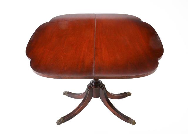 Duncan Phyfe Style Mahogany Flip Top Game Table EBTH