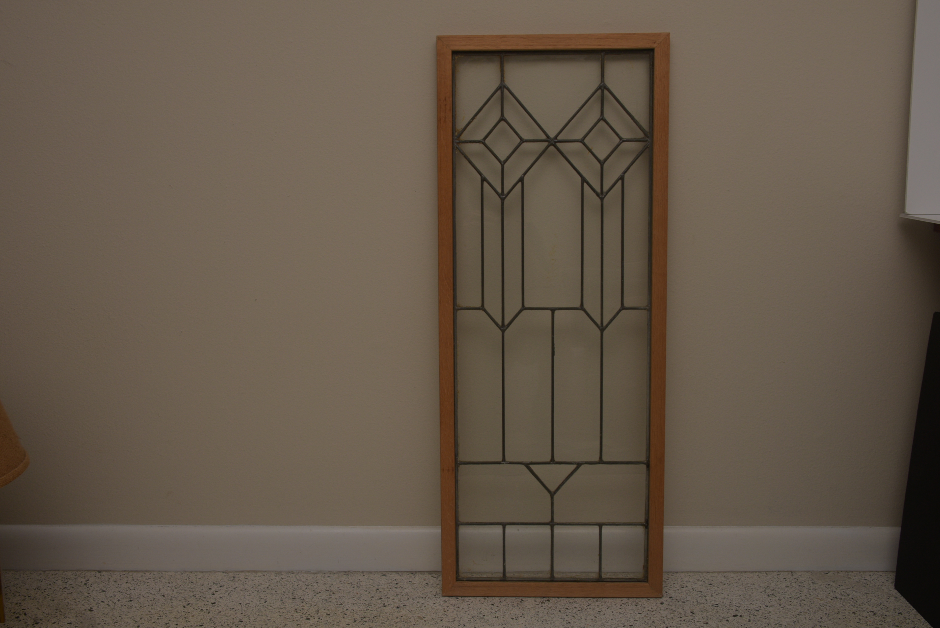 Clear Leaded Glass Window EBTH