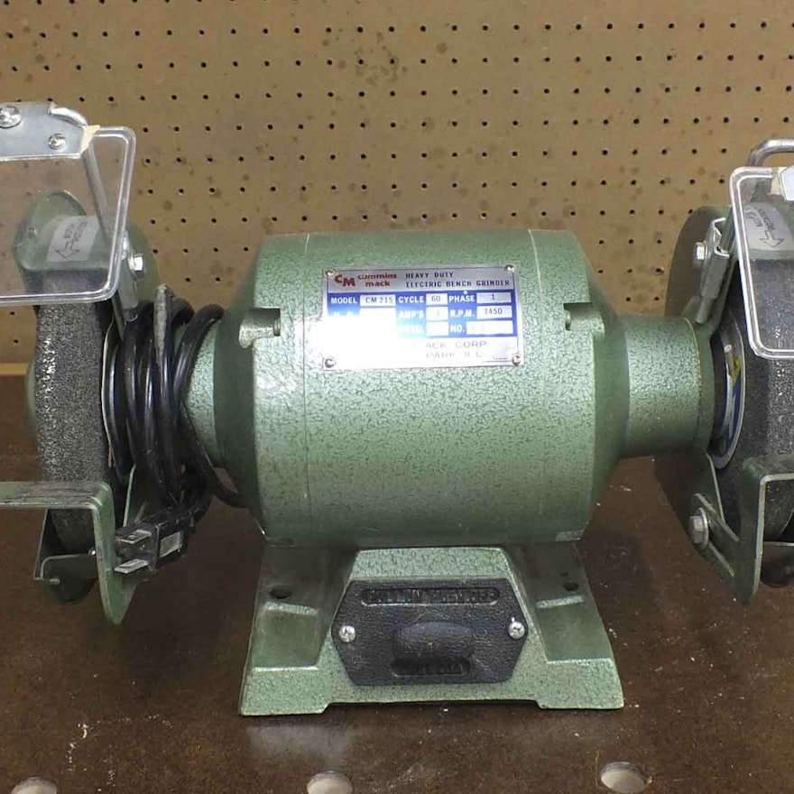 Cummins Mack Bench Grinder Ebth