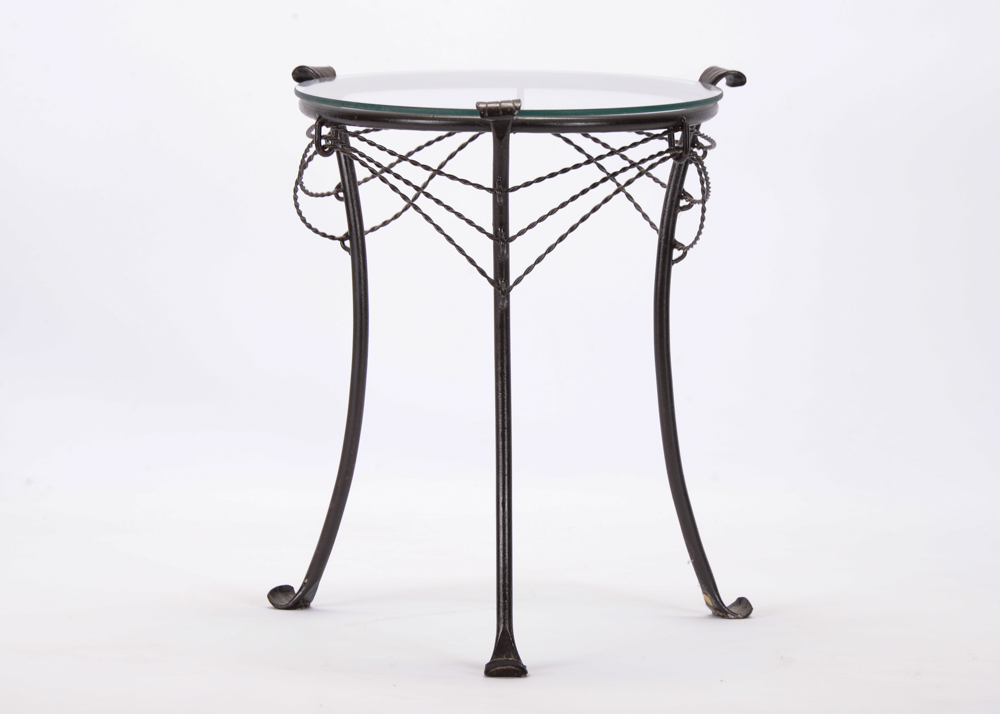 Small Wrought Iron Occasional Table EBTH