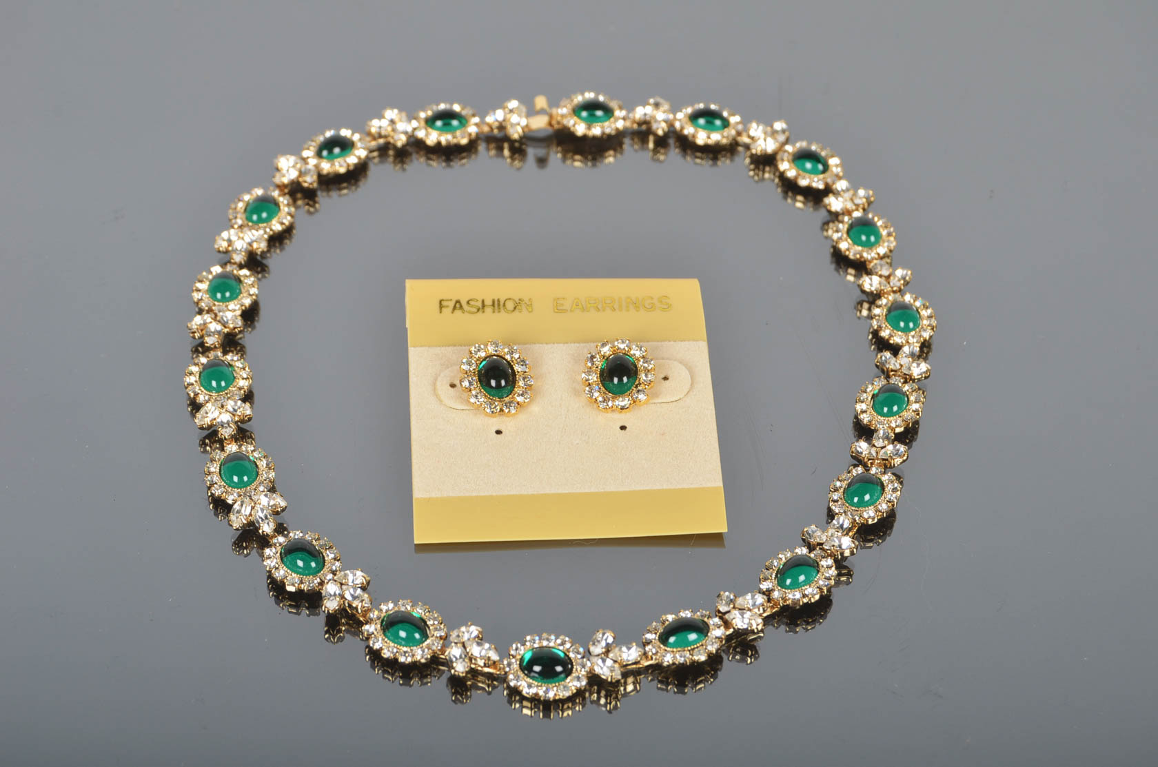 emerald costume jewelry
