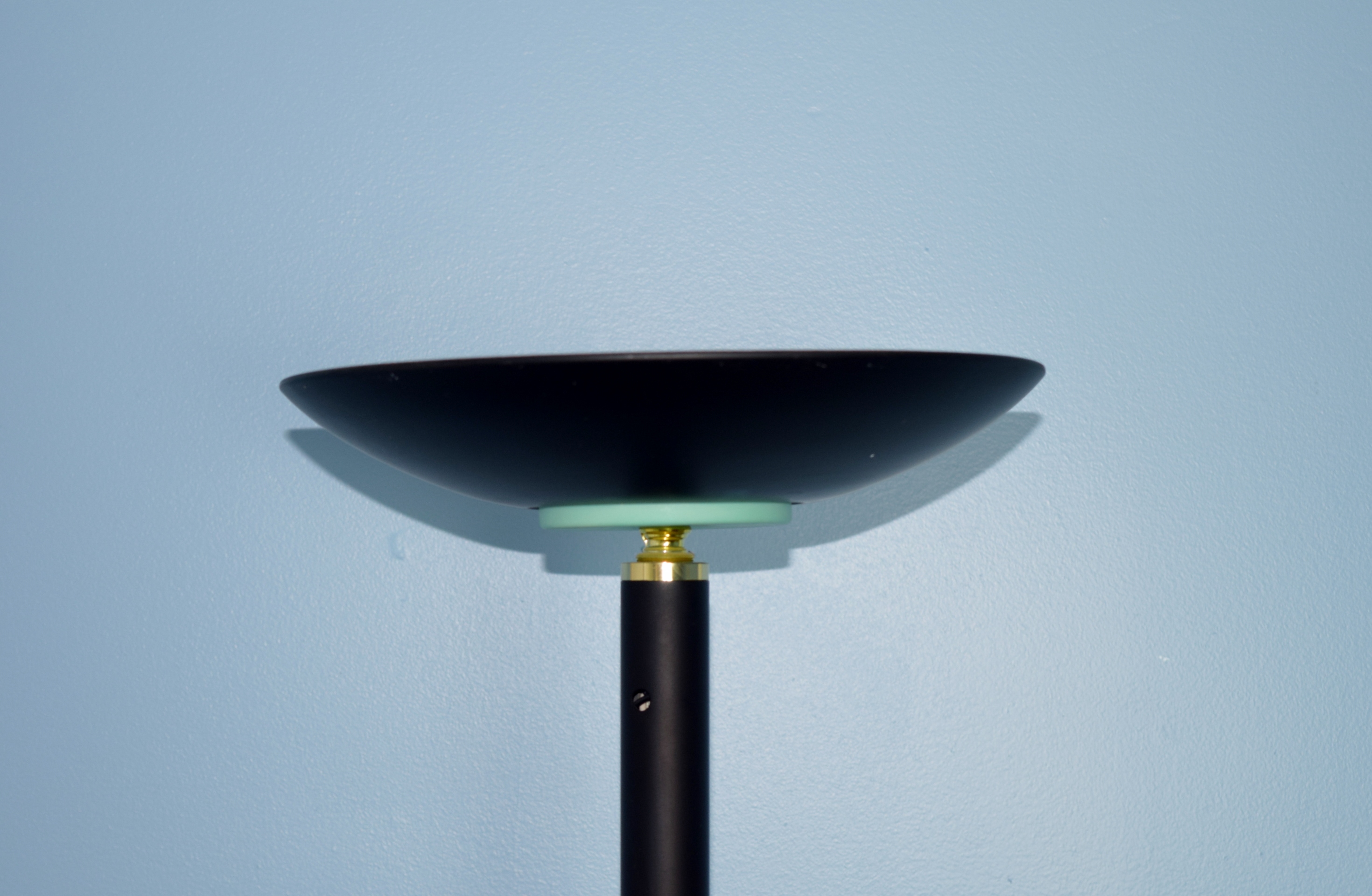 Black Halogen Torchiere Floor Lamp EBTH